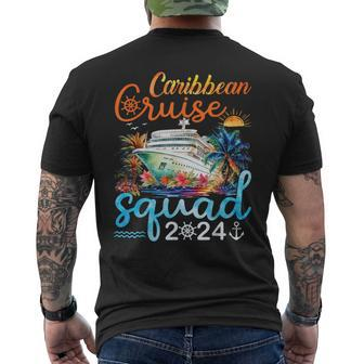 Caribbean Cruise Squad 2024 Family Matching Group Vacation Men's T-shirt Back Print | Mazezy