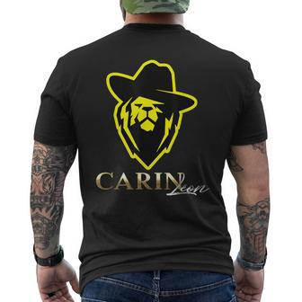 Carin Corridos Tumbados Belicos Leon Cantante Music Mexico Men's T-shirt Back Print | Mazezy AU