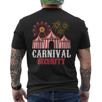 Carnival Security Men's T-shirt Back Print - Seseable