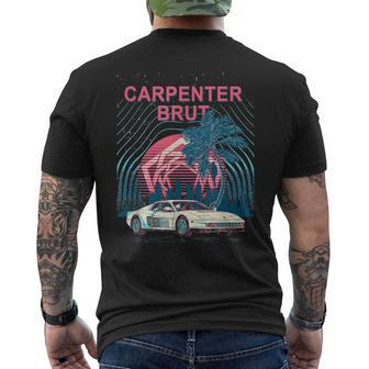 Carpenter Brut Retro Vaporwave Mens Back Print T-shirt - Thegiftio UK