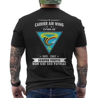 Carrier Air Wing Cvwr Men's T-shirt Back Print | Mazezy