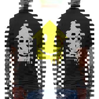 Casa Ácido De Fusión Sonrisa Techno Acid House Rave Outfit Edm Camiseta Hombre Estampado Espalda - Regaloses