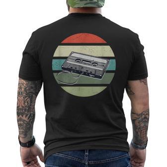 Cassette Audio Cassette Cassette Audio Mixtape Rétro Années 80 T-shirt imprimé au dos - Cadeauxyz