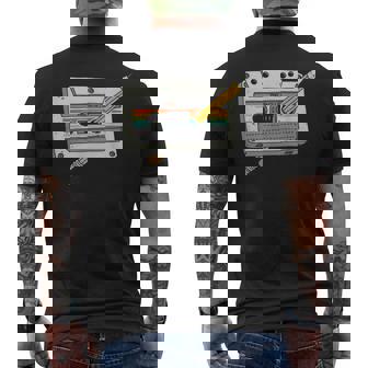 Cassette De Musique Rétro Des Années 80 Et 90 Avec Crayon T-shirt imprimé au dos - Cadeauxyz