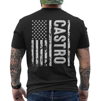 Castro Last Name Surname Team Castro Family Reunion Men's T-shirt Back Print - Seseable