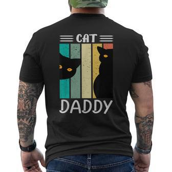 Cat Daddy Cats For For Fathers Day Men's T-shirt Back Print | Mazezy
