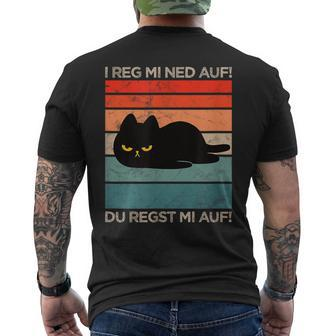 Cat I Reg Mi Not Auf Evil Cat T-Shirt mit Rückendruck - Seseable
