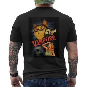 Cat Vampire Classic Horror Movie Graphic Men's T-shirt Back Print - Monsterry UK