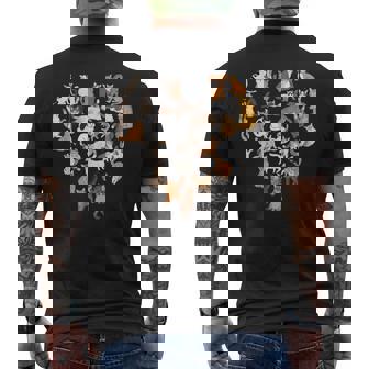 Cats Love Kitty Nerd Cat Lovely Kitten Lovers Men's T-shirt Back Print - Seseable