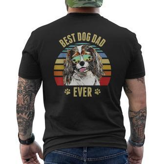 Cavalier King Charles Spaniel Best Dog Dad Ever Beach Vibe Mens Back Print T-shirt | Mazezy