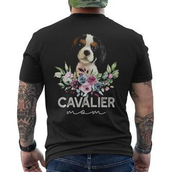 Cavalier King Charles Spaniel Dog Mom Men's T-shirt Back Print | Mazezy