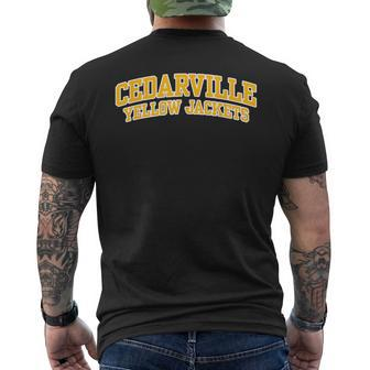 Cedarville University Yellow Jackets 02 Men's T-shirt Back Print - Monsterry AU