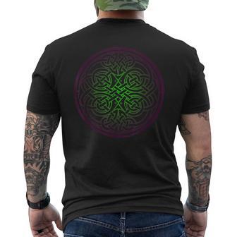 Celtic Knot Eternal Protection Shield Men's T-shirt Back Print - Monsterry UK