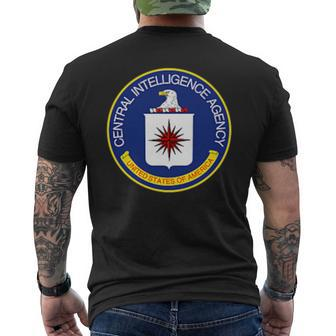 Central Intelligence Agency Cia Military Veteran Spy Men's T-shirt Back Print - Monsterry AU