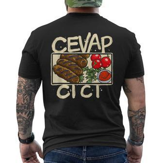 Cevapcici Cevapi Essen Cevapcici Grill Balkanlover S T-Shirt mit Rückendruck - Seseable
