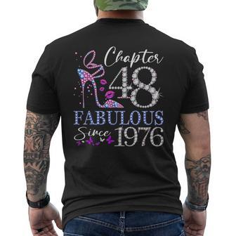 Chapter 48 Fabulous Since 1976 48Th Birthday Queen Diamond Men's T-shirt Back Print - Thegiftio UK