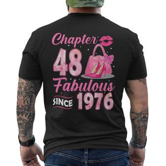 Chapter 48 Fabulous Since 1980 48Th Birthday 48 Year Old Men's T-shirt Back Print - Thegiftio UK