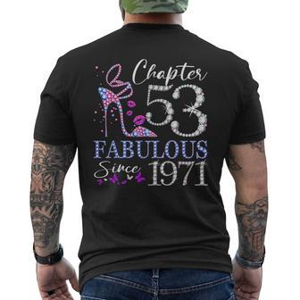 Chapter 53 Fabulous Since 1971 53Rd Birthday Queen Diamond Men's T-shirt Back Print - Monsterry CA