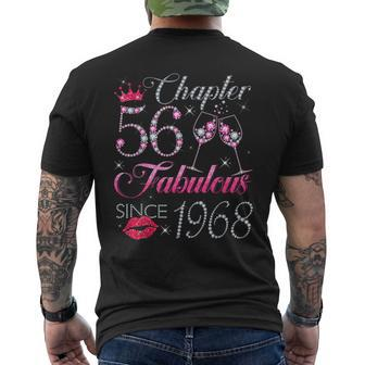 Chapter 56 Fabulous Since 1968 56Th Birthday For Women Men's T-shirt Back Print | Mazezy