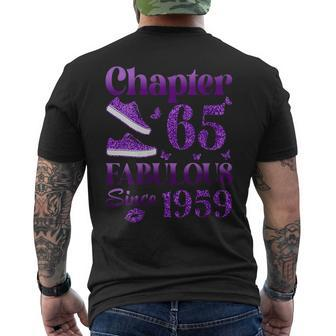 Chapter 65 Fabulous Since 1959 65Th Birthday For Women Men's T-shirt Back Print - Seseable
