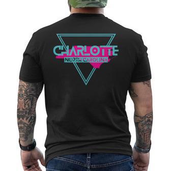 Charlotte North Carolina T Triangle Nc Souvenirs Men's T-shirt Back Print - Monsterry CA