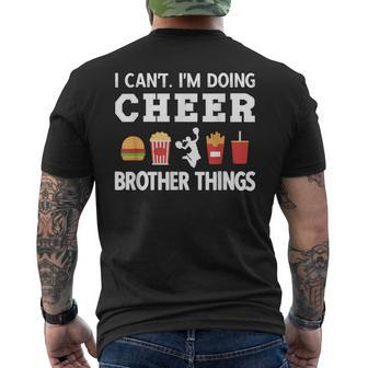 Cheer Bro Cheerleading Brother Of A Cheerleader Men's T-shirt Back Print - Monsterry