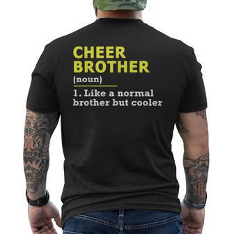 Cheer Brother Cheerleading Men's T-shirt Back Print - Monsterry AU