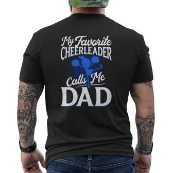 Cheer Dad For Dad Mens Back Print T-shirt | Mazezy