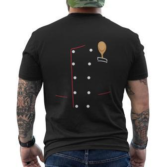 Chef Coat Mens Back Print T-shirt - Thegiftio UK