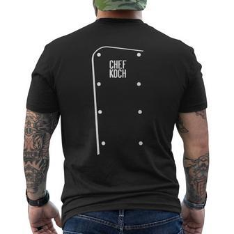 Chef Koch Kochkunst Star Chef Catering T-Shirt mit Rückendruck - Seseable