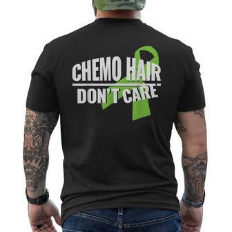Chemo Hair Don't Care B Cell Lymphoma Cancer Men's T-shirt Back Print - Monsterry