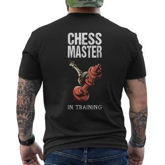 Chess Chess Master In Training T Men's T-shirt Back Print - Monsterry DE