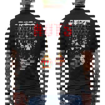 Chest Nuts Christmas Couple Matching Pajamas Christmas 2022 Mens Back Print T-shirt - Thegiftio