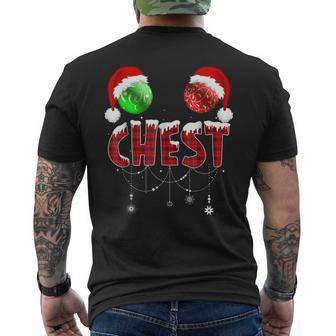 Chest Nuts Christmas Matching Couple Chestnuts V42 Mens Back Print T-shirt - Thegiftio