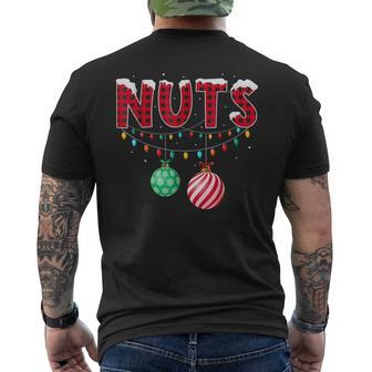 Chest Nuts Christmas T Matching Couple Chestnuts V6 Mens Back Print T-shirt - Thegiftio UK