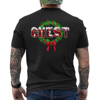 Chest Nuts Matching Chestnuts Christmas Couples Nuts V12 Mens Back Print T-shirt - Thegiftio UK