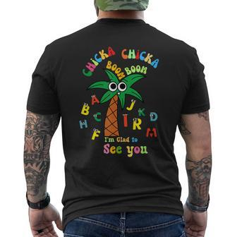 Chicka Chicka Boom Boom Tree Alphabet Adventures Men's T-shirt Back Print | Mazezy