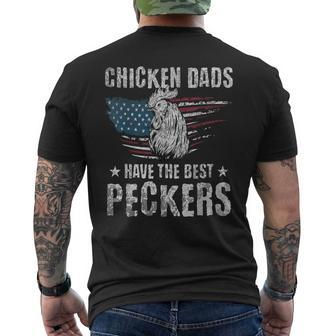 Chicken Dads Have The Best Peckers Ever Adult Humor Men's T-shirt Back Print | Mazezy AU