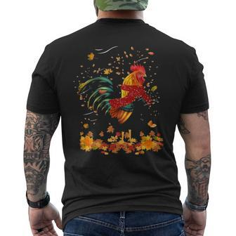 Chicken Fall Is Coming For Chicken Lover Men's T-shirt Back Print | Mazezy