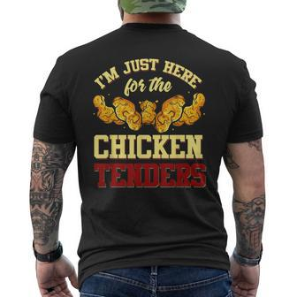 Chicken Tenders Fried Chicken Lover Chicken Tenders Mens Back Print T-shirt - Thegiftio UK