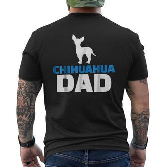 Chihuahua Dad Lovers Mens Back Print T-shirt | Mazezy