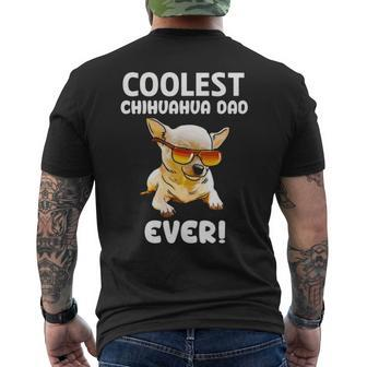 Chihuahua Dad Chihuahua Lovers Chihuahua Dad Men's T-shirt Back Print | Mazezy