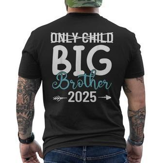 Only Child Big Brother 2025 Promoted To Big Brother 2025 Men's T-shirt Back Print - Monsterry AU