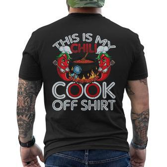 This Is My Chili Cook Off Mexican Food Cinco De Mayo Men's T-shirt Back Print | Mazezy CA