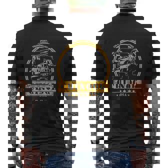 Chinook Helicopter Mens Back Print T-shirt - Thegiftio UK