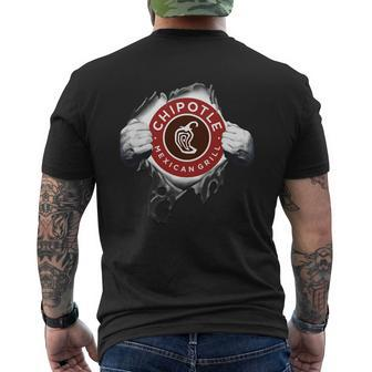 Chipotle Mexican Grill Mens Back Print T-shirt - Thegiftio UK
