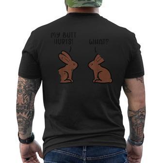 Chocolate Easter Bunnies Rabbit Bunny Candy Women Men's T-shirt Back Print - Monsterry UK