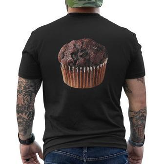 Chocolate Muffin Halloween Costume Mens Back Print T-shirt - Seseable