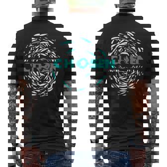 Chosen Vs Fish Swim Men's T-shirt Back Print | Mazezy