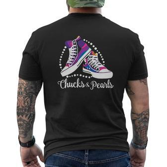 Chucks And Pearls 2021 Mens Back Print T-shirt - Thegiftio UK